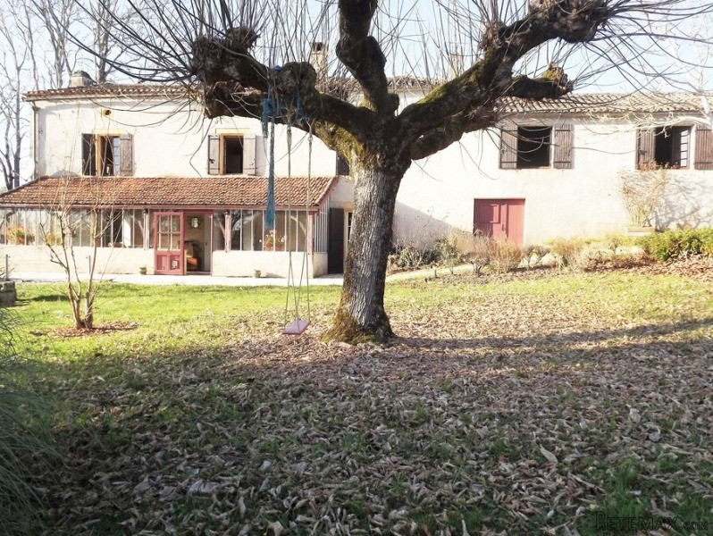 Old Stone House With Pool At The Base..