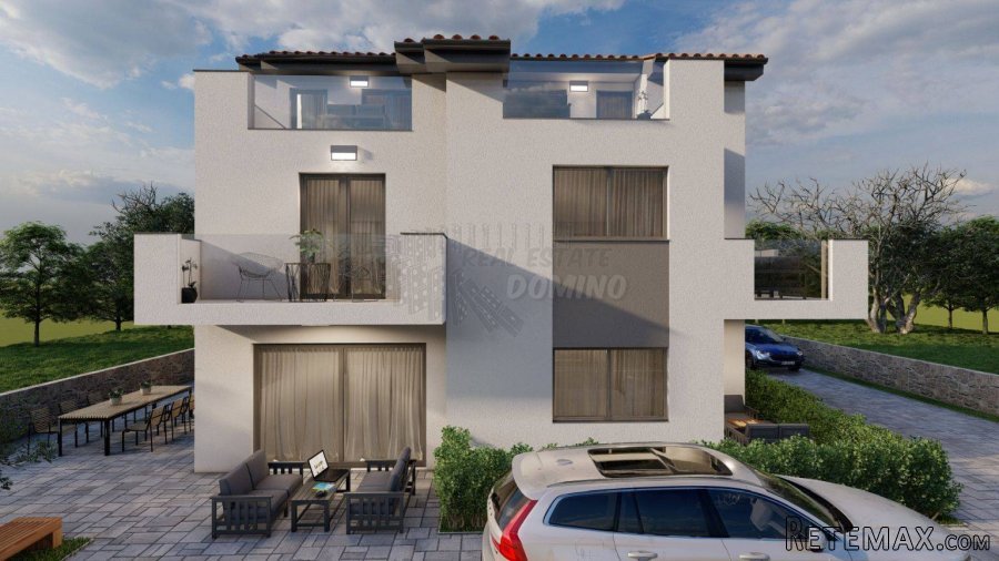 Apartman u novogradnji s pogledom na more! Punat!