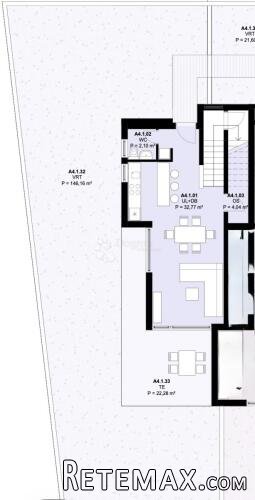 A4.1 – KAŠTEL NOVI; NOVOGRADNJA, TROETAŽNI STAN/KUĆA, 3S, VR