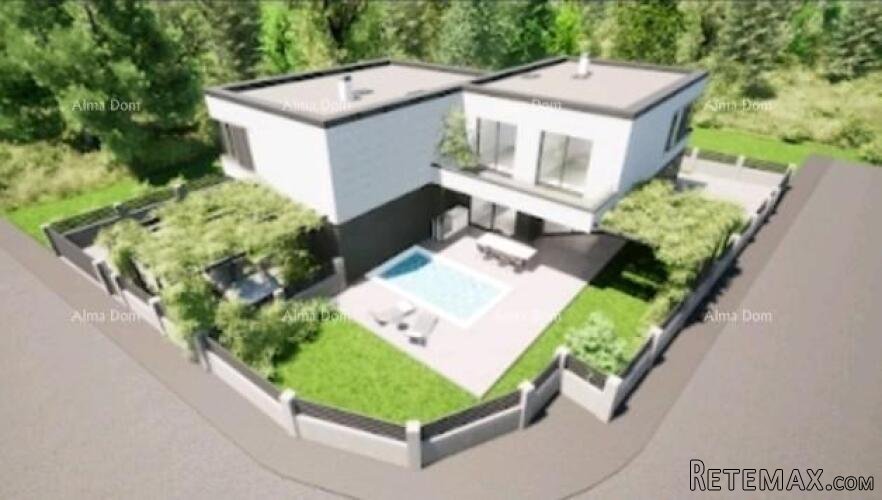 Ližnjan, duplex kuća sa bazenom 120m2.