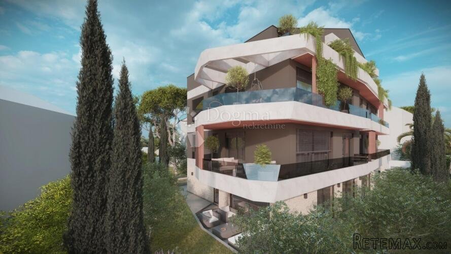 Lux dvosoban stan s pogledom na more – Rovinj