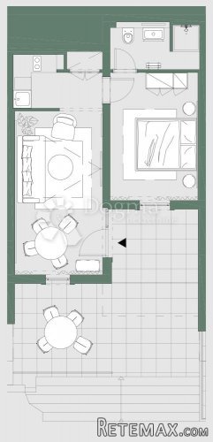 DALMACIJA, 61.80 M2, 1S+DB - 2