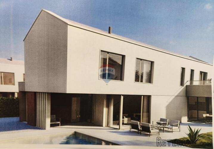 Istra, Labin - nova villa s bazenom i velikom okućnicom