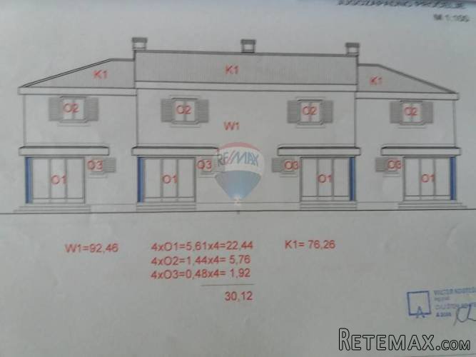 Dalmacija, Zadar, Vrsi, građevinska parcela sa projektom... - 5