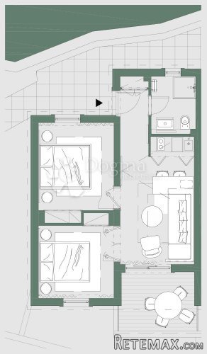 DALMACIJA, 49.00 M2, 1S+DB - 6