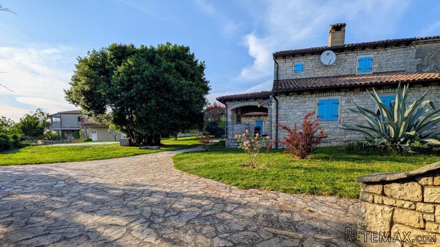 Istra - Kanfanar - kamena vila s bazenom i depandansom, mir - 3