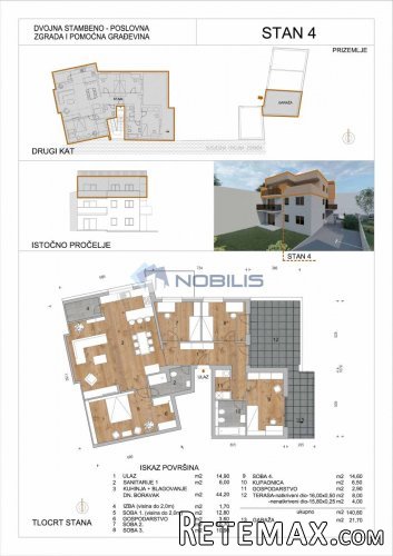 Varaždin, centar 5-sobni stan 140.80 m2, NOVOGRADNJA - 6