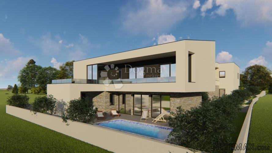 Prekrasna vila s bazenom u izgradnjii! - POGLED MORE