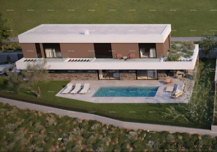 Kanfanar, moderna kuća u Roh-bau fazi - 2