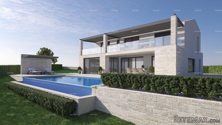 Na prodaju građevinsko zemljište s projektom kuće i bazenom.. - 3