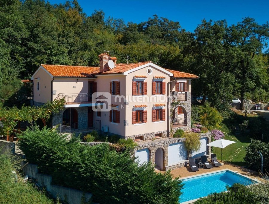 Opatijsko zaleđe, Veprinac, novija prekrasna vila s bazenom - 3