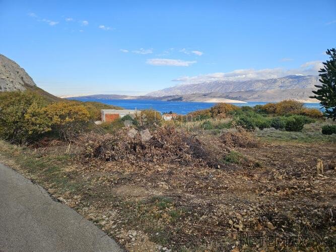 Građevinsko zemljište Pag – pogled na more, 250 m do plaže - 2