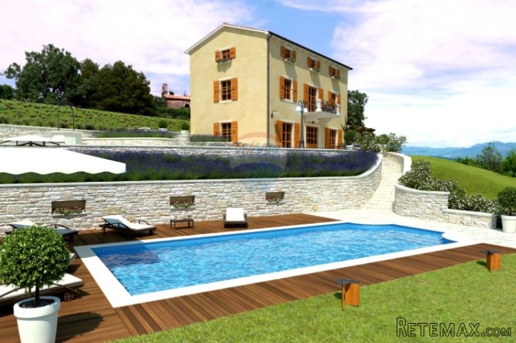 Istra, zemljište sa pogledom 360º, jedinstveno - 2