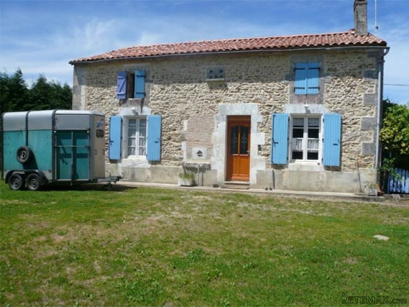 Country Stone House Set On Approx. 6.5..