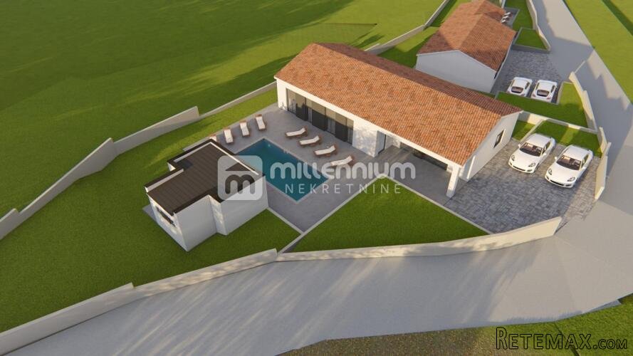 Istra, Kršan, građevinsko zemljište, 891m2