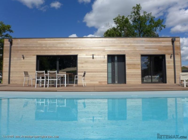 Superb contemporary house with pool..