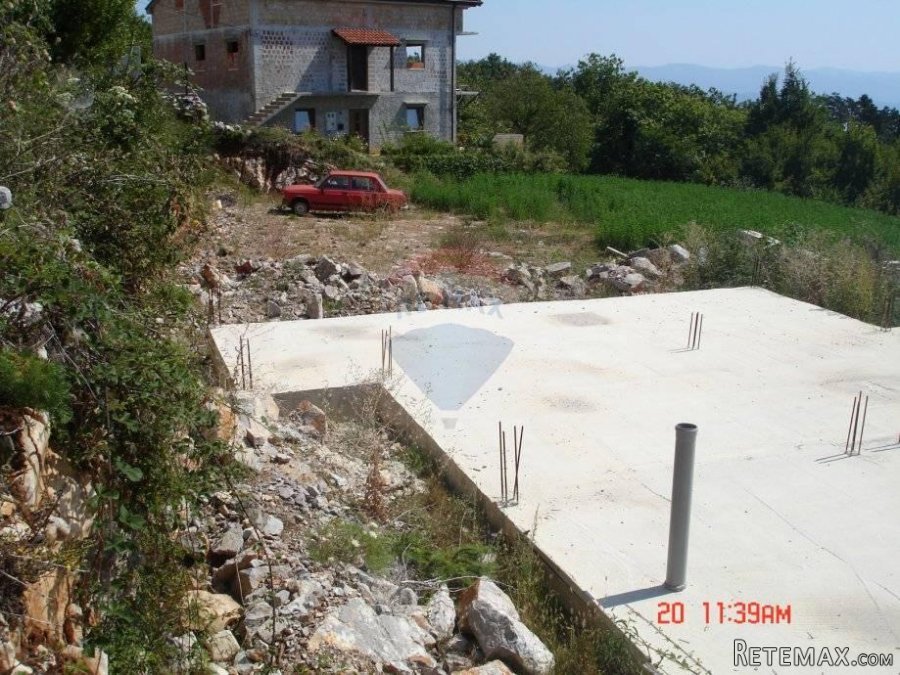 OPATIJA - VEPRINAC - GRAĐEVINSKI TEREN SA ZAPOČETOM GRADNJOM - 5