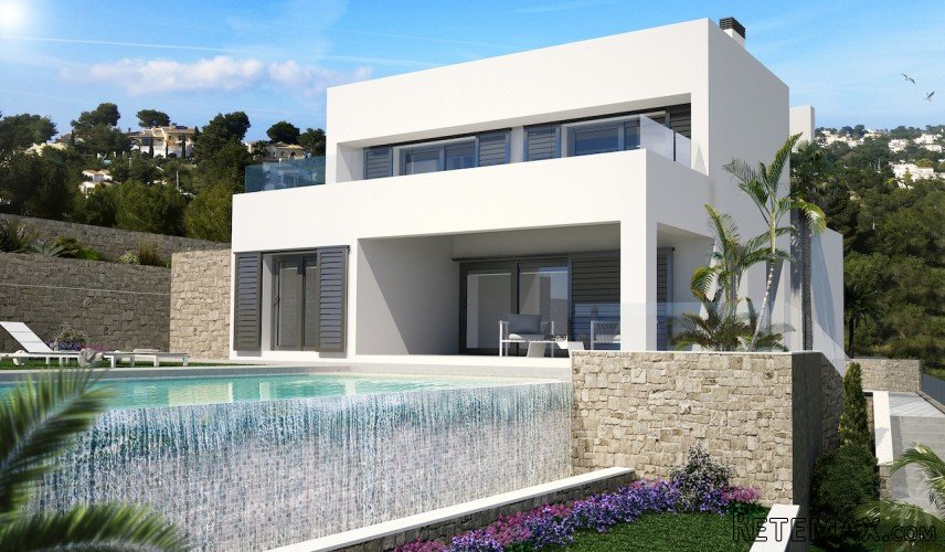 Modern villa project for sale in Javea on a plot of 1230 m2.. - 2