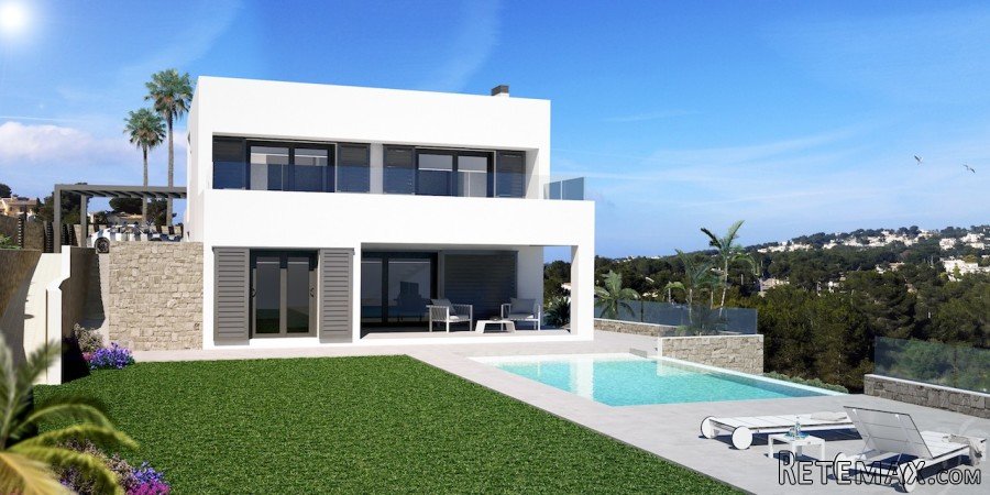 Modern villa project for sale in Javea on a plot of 1230 m2.. - 3