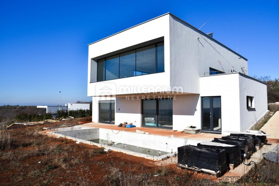 Istra, Brtonigla, novogradnja, urbana vila s bazenom - 4