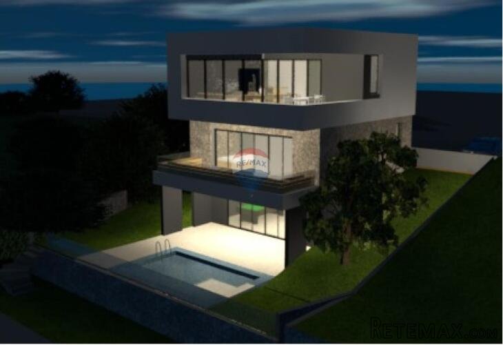 ISTRA, NAČINOVIĆI - zemljište s projektom i pogledom na more - 2