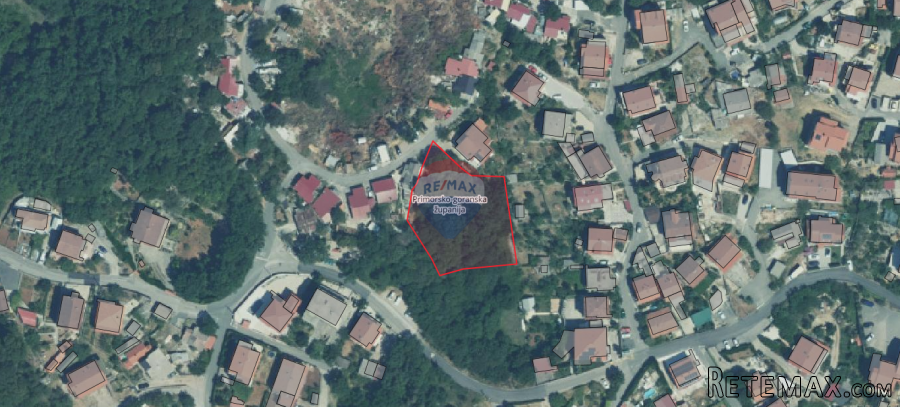 Rijeka, Srdoči - građevinsko zemljište 1716m2 - 2