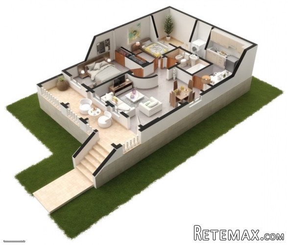 Bungalow Property Type: &nbsp;2 Bedrooms, 1 Fitted.. - 3