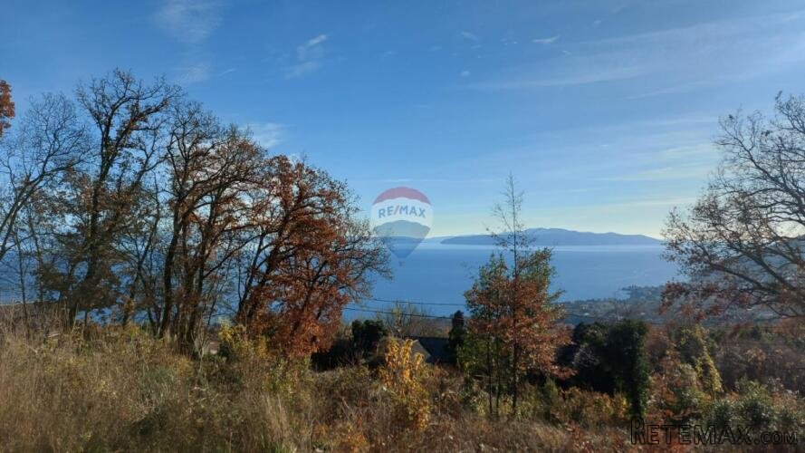 OPATIJA, Zubinići - teren 813 m2 sa panoramskim pogledom na