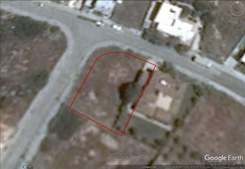 Corner shape residential plot for sale..