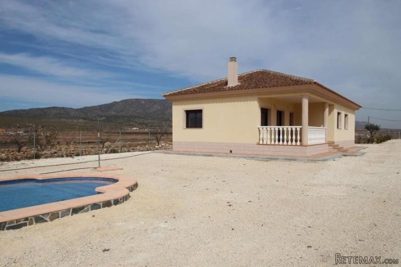 New villa with pool in Pinoso...just..