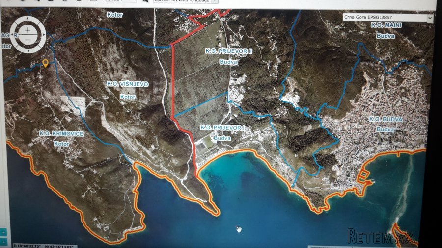 BUDVA-PRODAJEM PLACEVE od 500m2 do 4.730m2 (35e-120e m2)