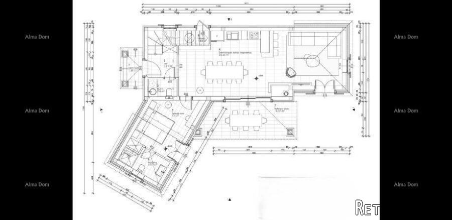 Građevinsko zemljište sa projektom u blizini Poreča - 3