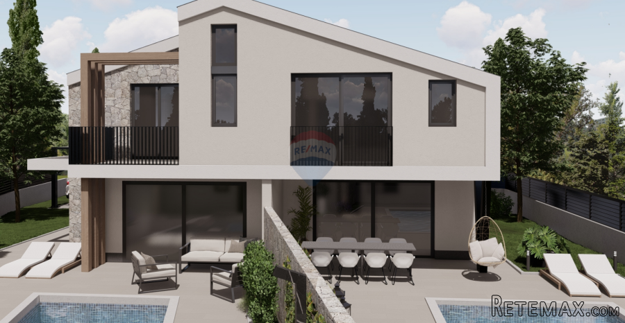 Novogradnja duplex kuća - blizu Malinske - 3