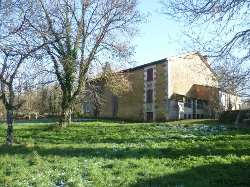 Stone cottage with attached barn and..