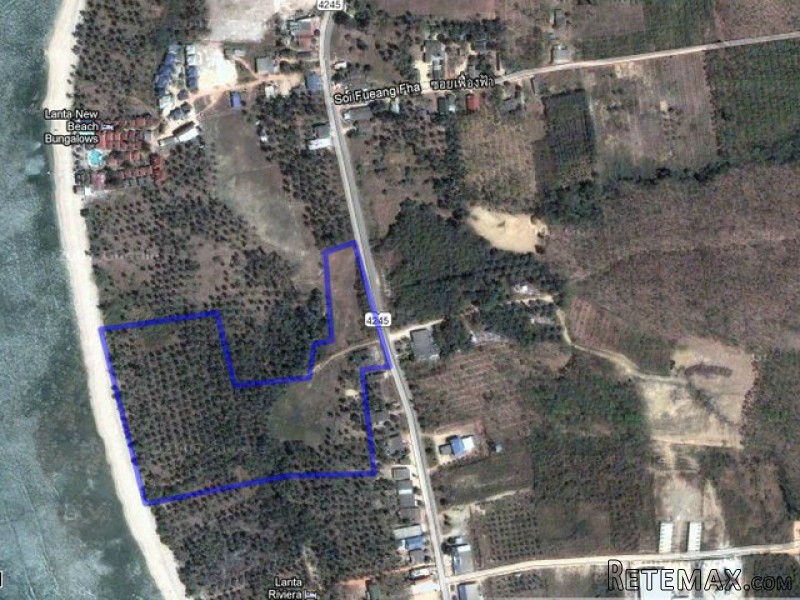Koh Lanta - 23 Rai Beachfront Land with..