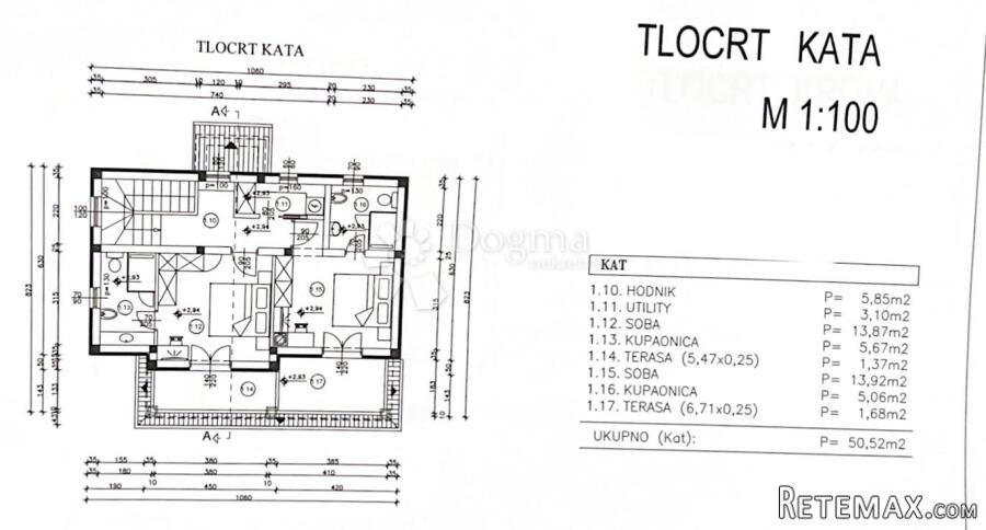 VIŠNJAN OKOLICA, ZEMLJIŠTE SA PROJEKTOM ZA IZGRADNJU KUĆE SA - 3