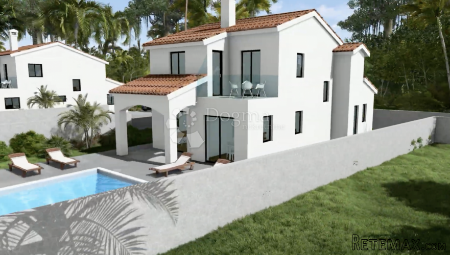 VIŠNJAN- GAMBETIĆI samostojeća vila 140m2 s bazenom - 2