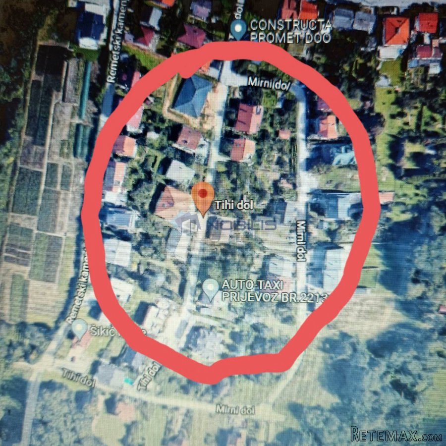 Zagreb, Remete - građ. zemljište 450m2 - 2