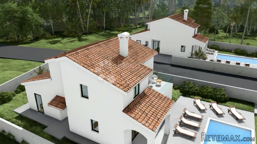 VIŠNJAN- GAMBETIĆI samostojeća vila 140m2 s bazenom - 3