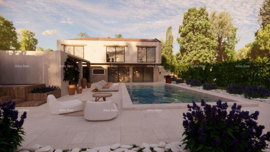 Građevinsko zemljište površine 1.089 m² Rakotule, Karojba