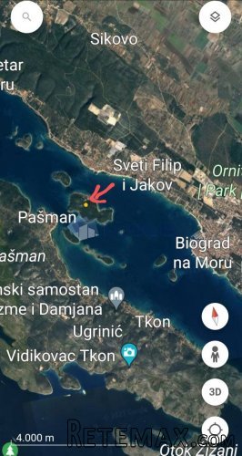 Otok Babac, Zadarska županija, 3064m2 - 5