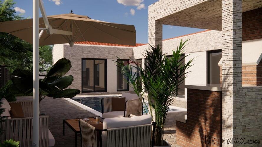 Istra, Rovinj okolica, prizemna kuća s bazenom 100m2 - 3