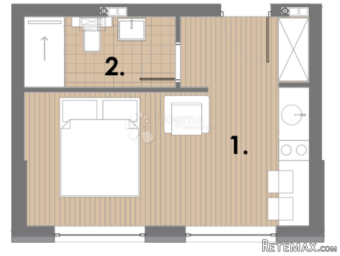 PROJEKT JAHORINA - zgrada B apartman 111, potkrovlje - 3