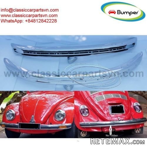 VW Beetle bumpers 1975 and onwards by stainless steel new