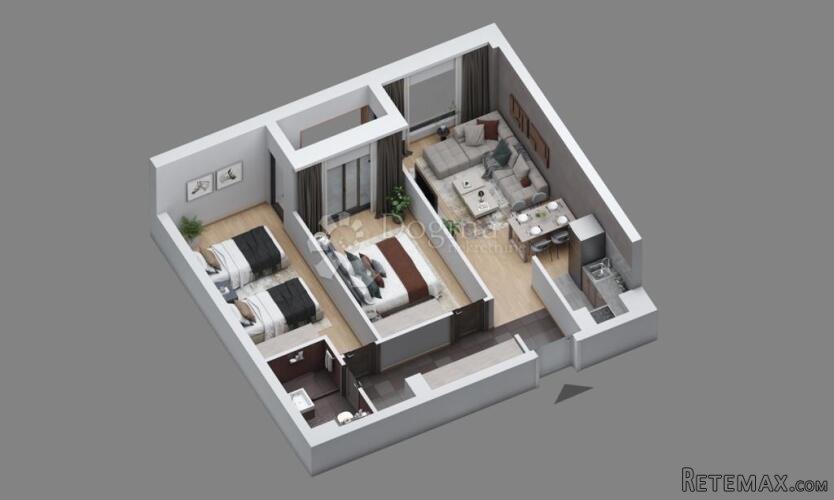 PROJEKT JAHORINA - zgrada B stan 109, potkrovlje - 3