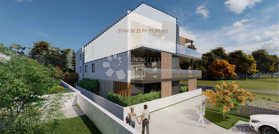 Privlaka-99,88m2 , 80m od mora