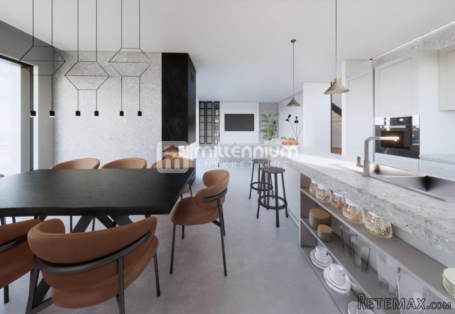 Otok Krk, Garica, kamena vila s bazenom u izgradnji - 8