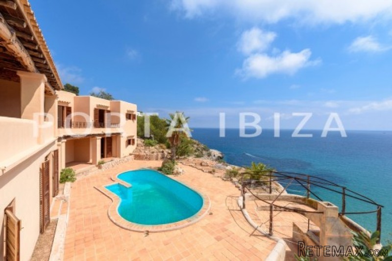 Unique first line villa in Es Cubells..