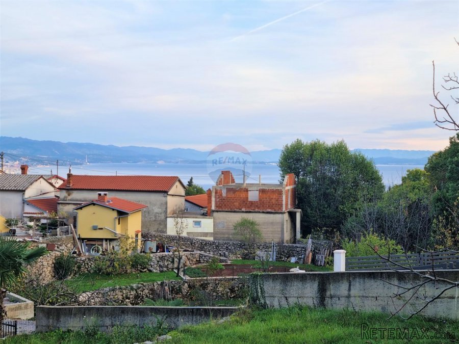 MATULJI,MIHOTIĆI- ravan građevinski teren sa pogledom na mo - 2