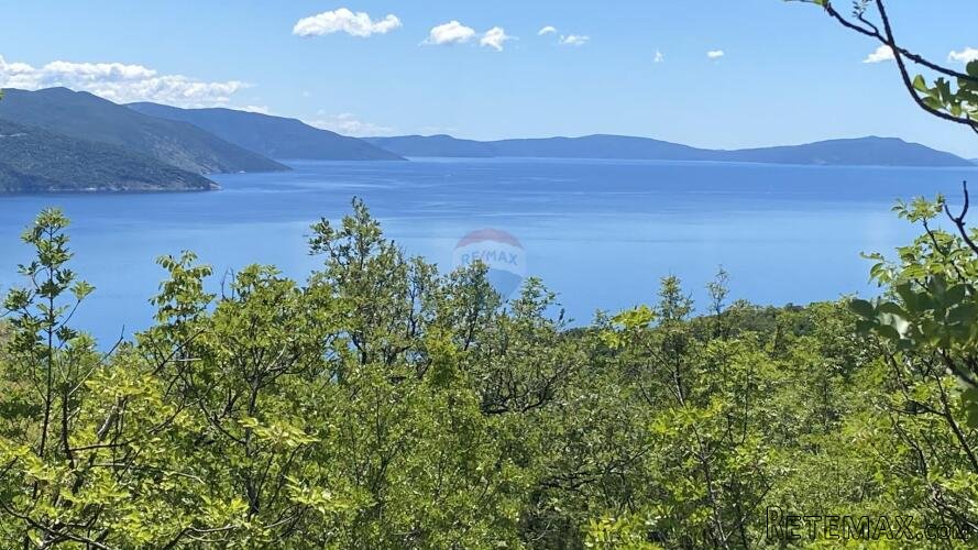 Opatija, Brseč - Građevinsko zemljište sa panoramskim pogled - 3